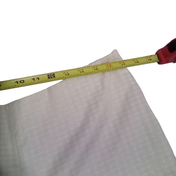 Etcetera Women's Cream Straight Leg Houndstooth Mosaic Zip Side Pants Size 12 - Picture 4 of 8